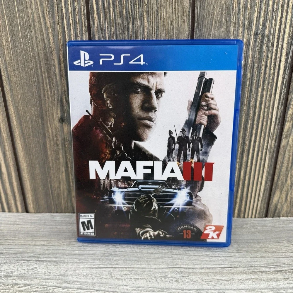 Sony PlayStation PS4 Mafia III Hangar 13 2K Video Game Tested Working